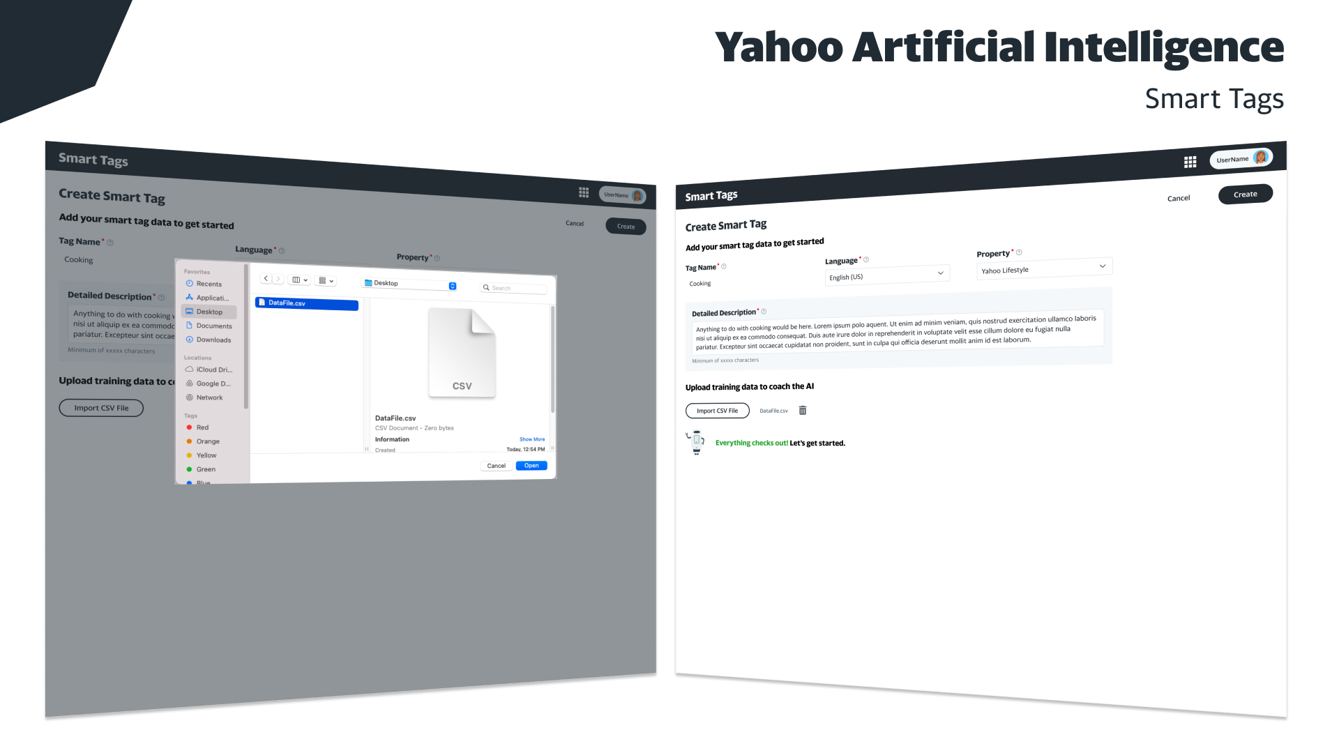 Yahoo AI Smart Tagging