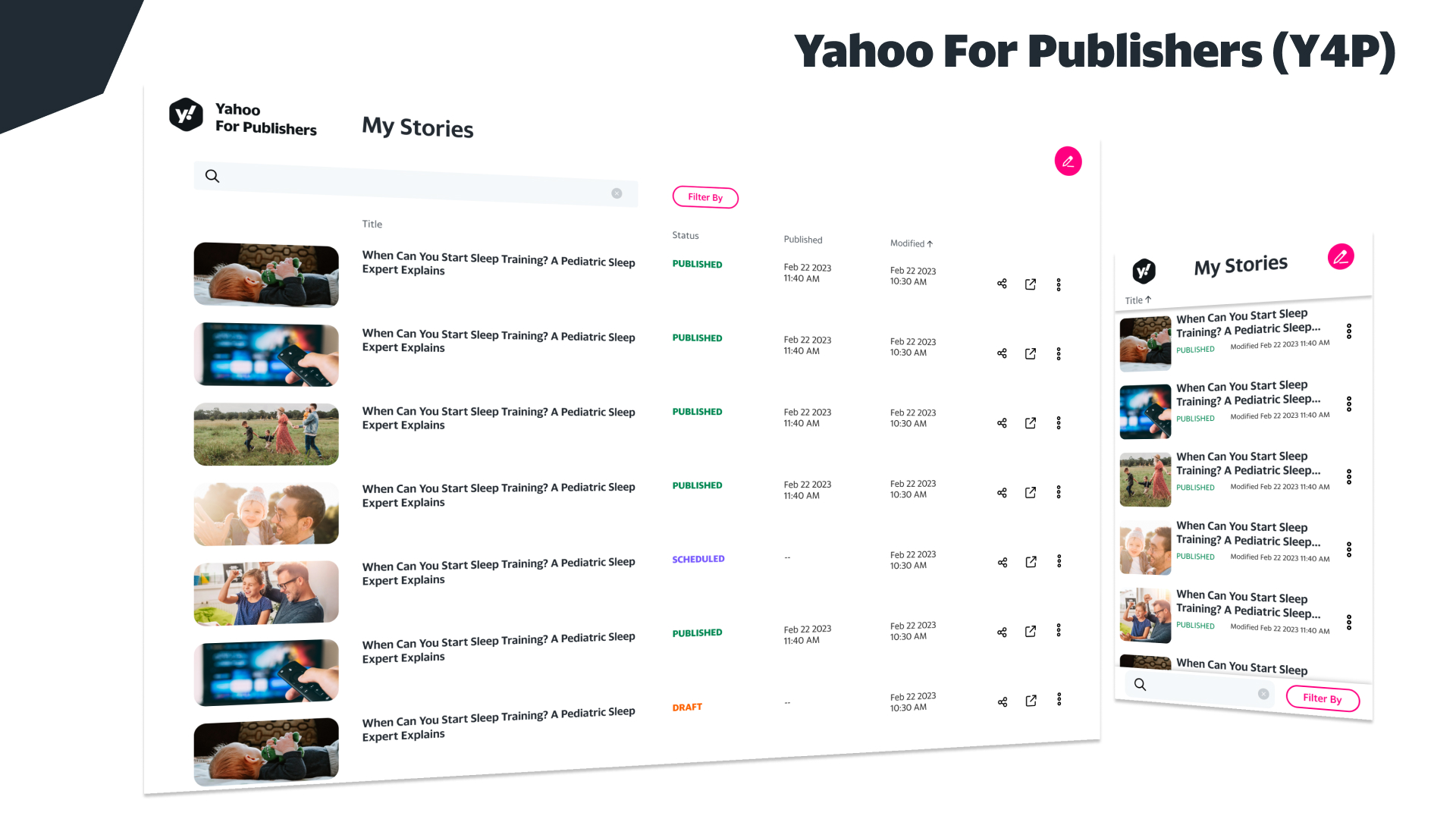 Yahoo For Publishers